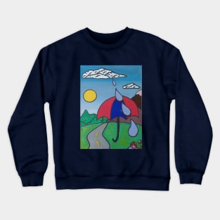 Raindrop Ride Crewneck Sweatshirt